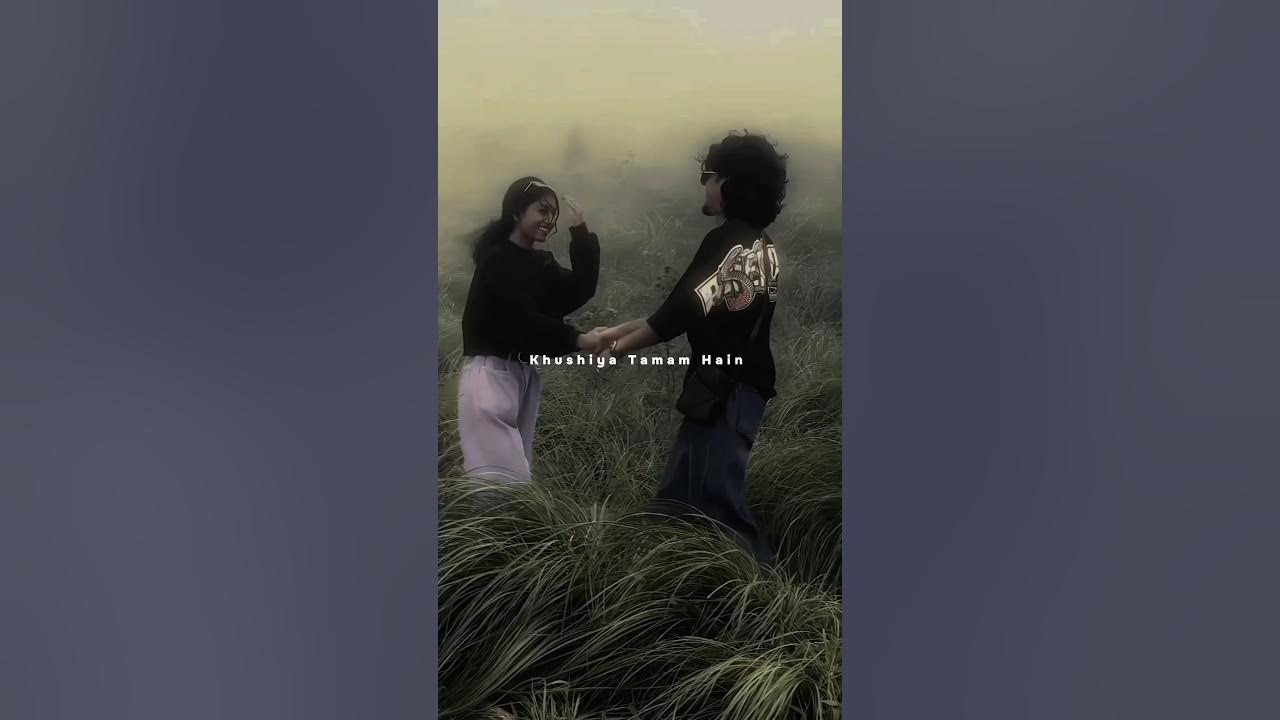 Aake Teri Bahon Mein Lyrics In English 🥰Aake teri bahon mein khushiyan tamam hai lyrics🥰 love #shortsfeed #
