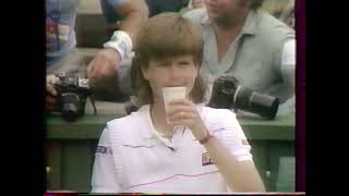 Martina Navratilova vs Hana Mandlikova FINALE Wimblebon 1986 premier set (1 sur 2)