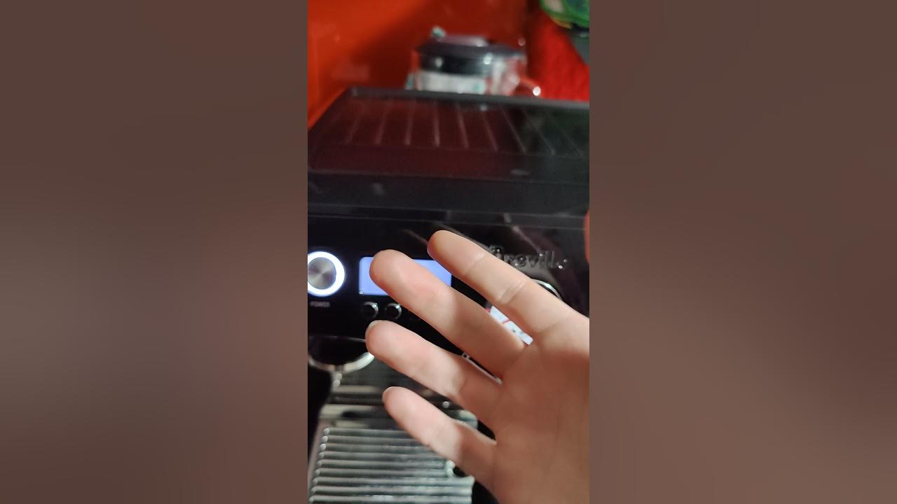 Breville Dual Boiler BES920 service menu, error codes, cup counter