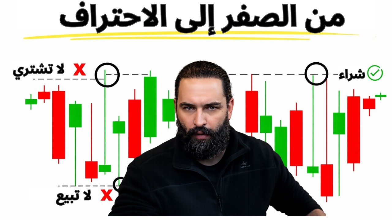 أقوى دورة تحليل فني كاملة بالعربي (5 ساعات) | من الصفر للاحتراف في التداول