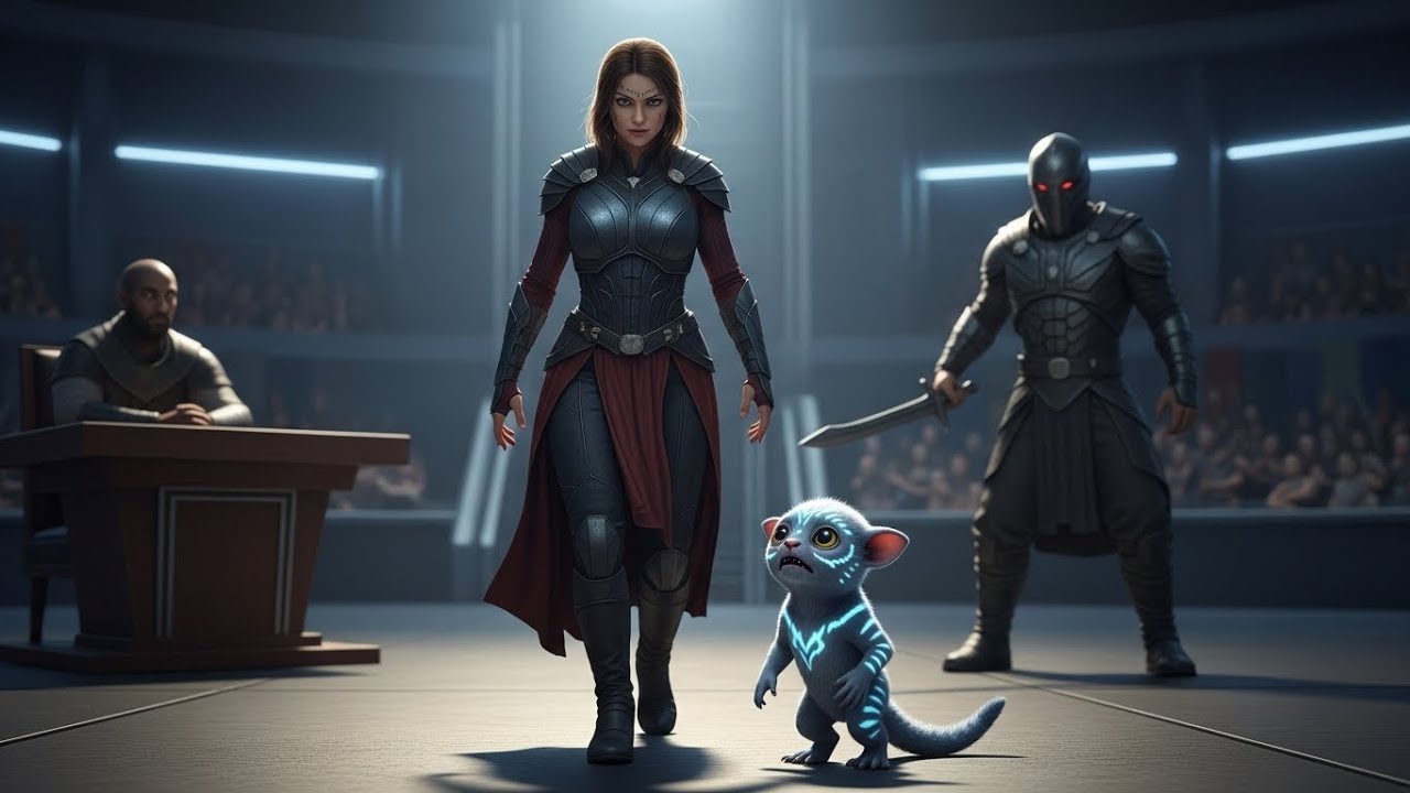 The Executioner Raised His Axe to Kill the Weak Cub — But the Human Stepped Between Them