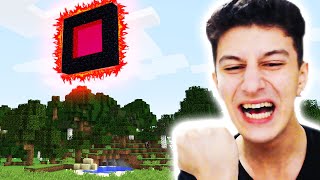 UÇAN CEHENNEM PORTALI YAPTIM 😱 Minecraft 78