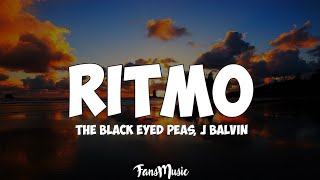 The Black Eyed Peas, J Balvin - RITMO (Letra) - YouTube