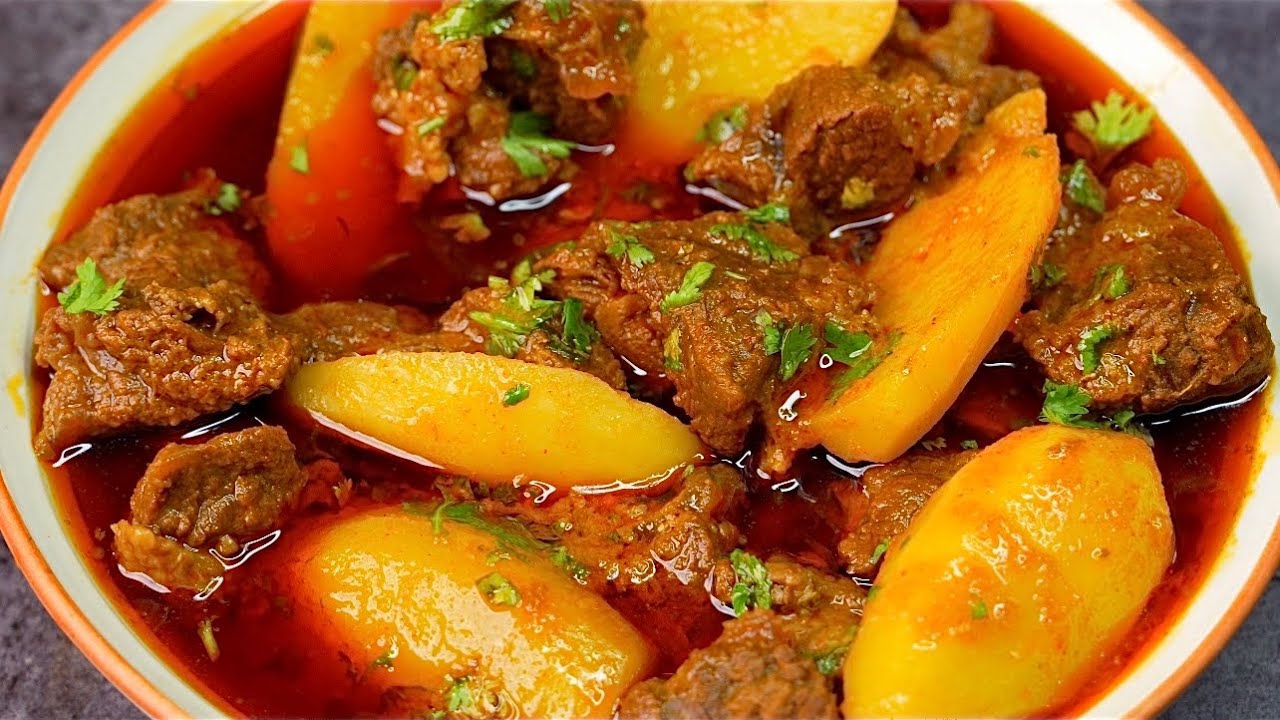 बावर्ची जैसा देगी आलू गोश्त का सालन मेरी अम्मी के हाथ का 1 Kg Degi Aloo Gosht | Aloo Gosht Ka Salan 