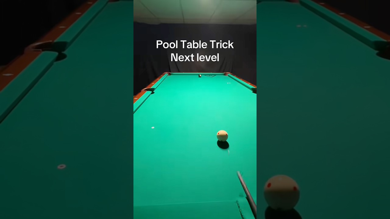 Tricky Pool Table Trick Shot #billiardspool #pooltrickshots #billiardtricks