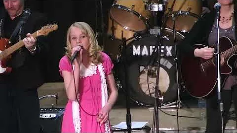 12 year old Paige Rombough singing Coal Miners Dau...