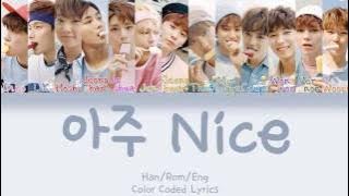 SEVENTEEN - Very NICE (아주 NICE) [HAN|ROM|ENG Color Coded Lyrics]