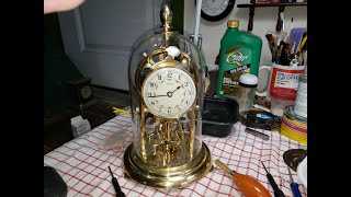 Two Jewel 1953 Euramca Trading Crop Anniversary Clock