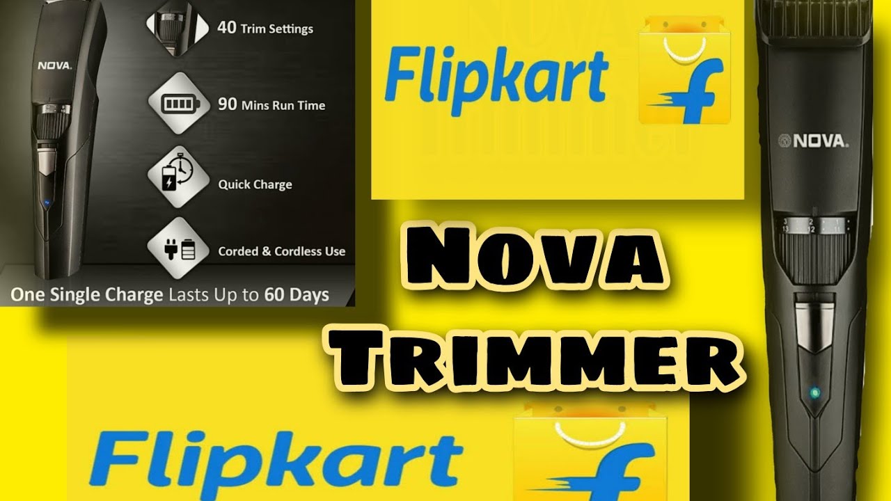 Unboxing NOVA Trimmer Flipkart, YouTube