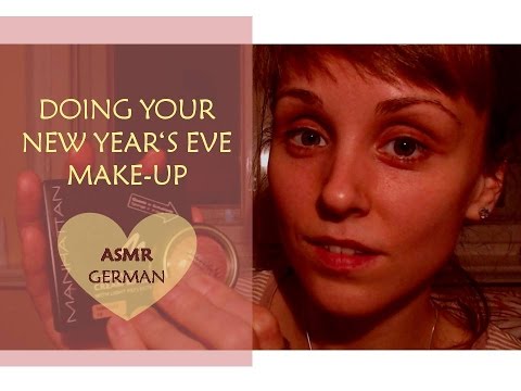 [ASMR]  🎆 🎊 🎉DOING YOUR NEW YEAR'S EVE MAKE-UP | WHISPERED