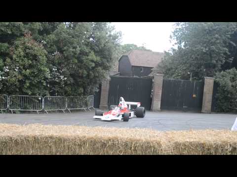 F1 car powerslides