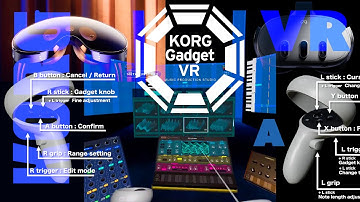 NEW! KORG GADGET VR! for META QUEST A: FIRST TRY AND BEAT MAKING