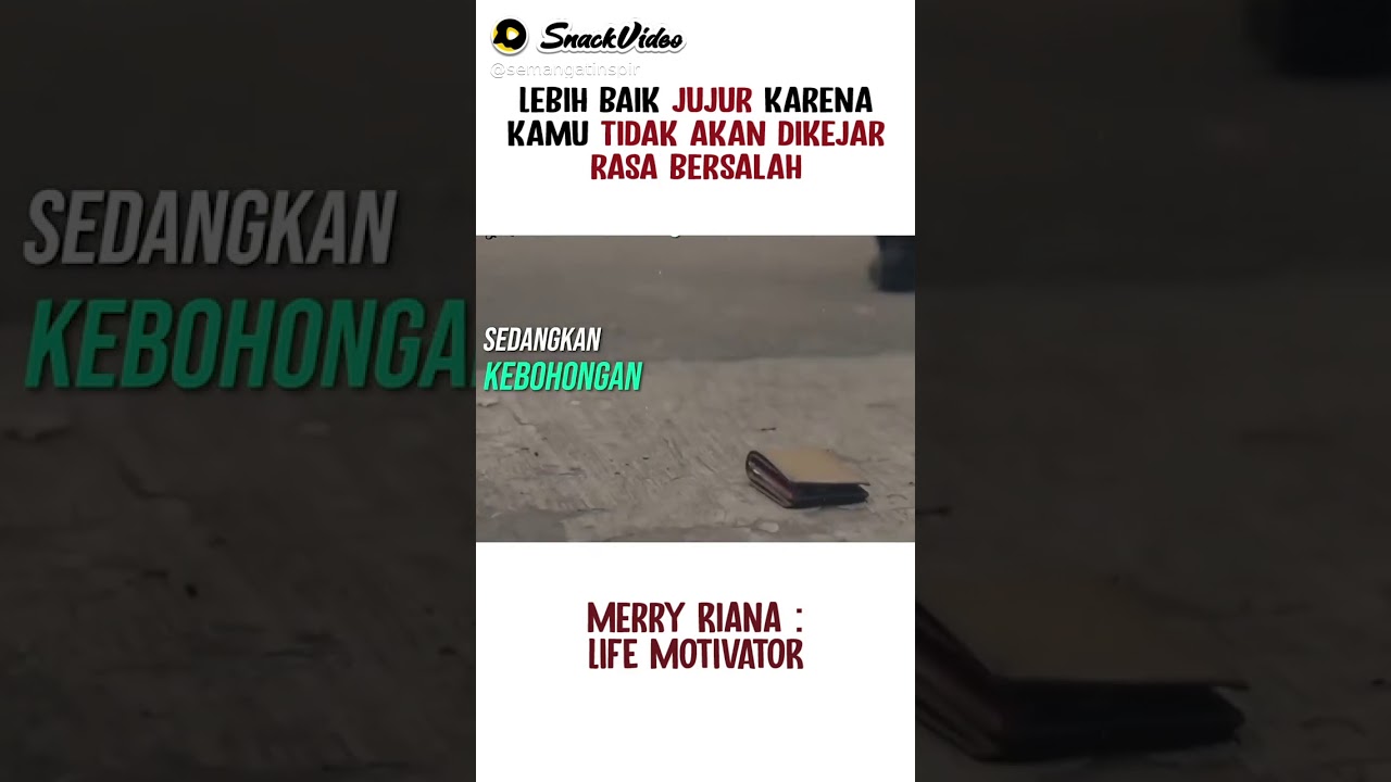 Orang yg jujur - YouTube