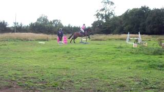 Tia Grid Work in our jumping lesson today 5/09/11