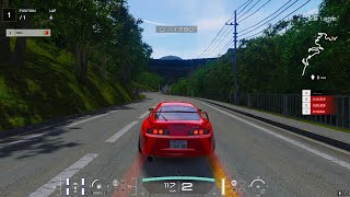 GT7 | Preview Gameplay of The New Akina Mountain Track! (Toyota Supra 900HP)