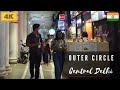 4K Walking On The Outer Circle of Connaught Place - Central Delhi Tour - India Walking Tour