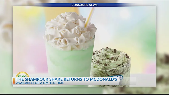 McDonald’s bringing back Shamrock Shake, introducing Oreo Shamrock McFlurry