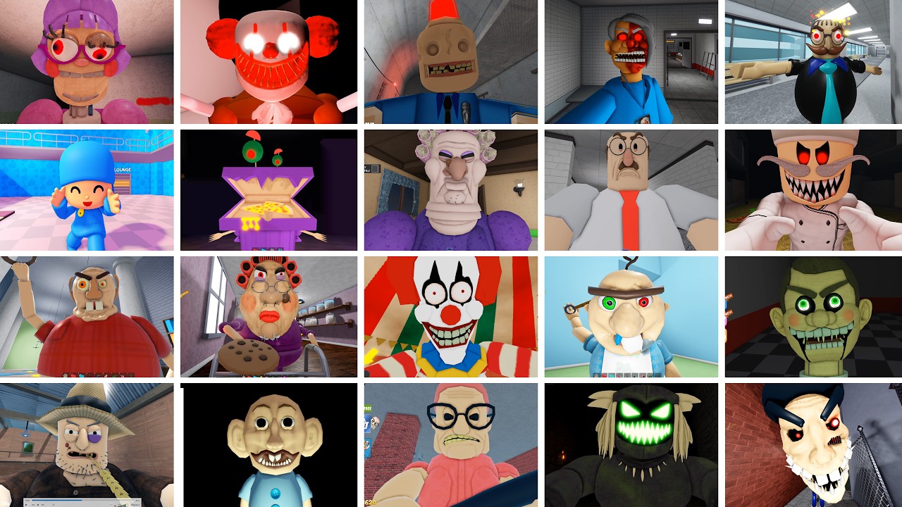 Tron's Detention!,MR CRAZY'S CARNIVAL!,SIREN COP'S PRISON!, Papa Pizza's,ROBLOX JUMPSCARE'S