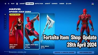 🕷️ Fortnite Item Shop Update: April 28, 2024! Spider-Man Zero, Daredevil, and More! 💎