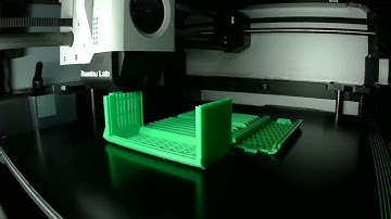 3D Printing Bambu AMS Silica Gel Box Time-lapse.