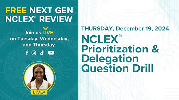 NCLEX® Prioritization & Delegation Question Drill