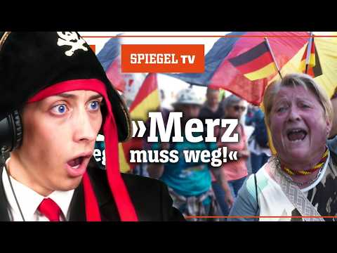 Reaktion auf: »Merz ist ein Lügenbold!« – Deutschland-Demo in Berlin | SPIEGEL TV