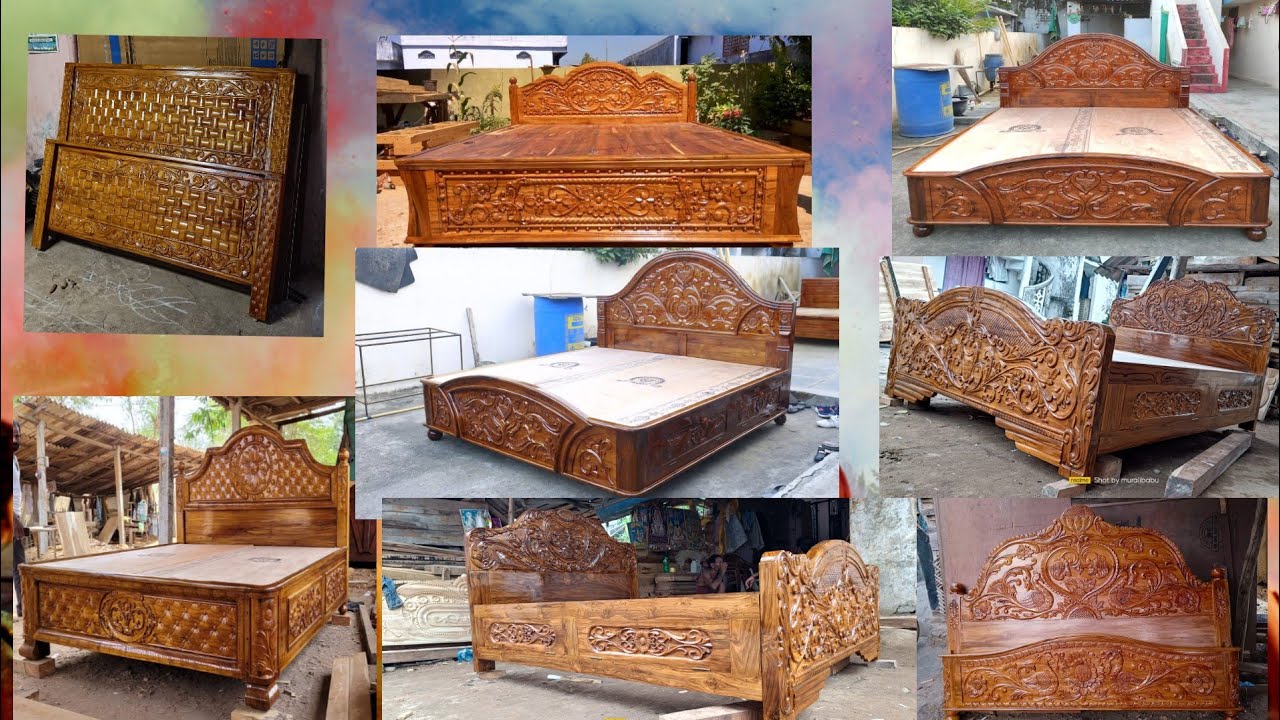king size bedteak bedslowcost bedsfull teak72×75bedsotrge bed