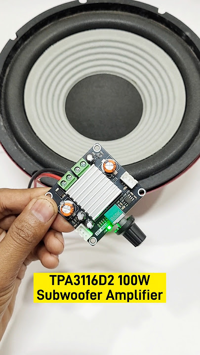 100W subwoofer Amplifier #shorts #youlikeelectronic