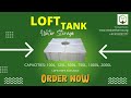 Loft Tank for Water Storage