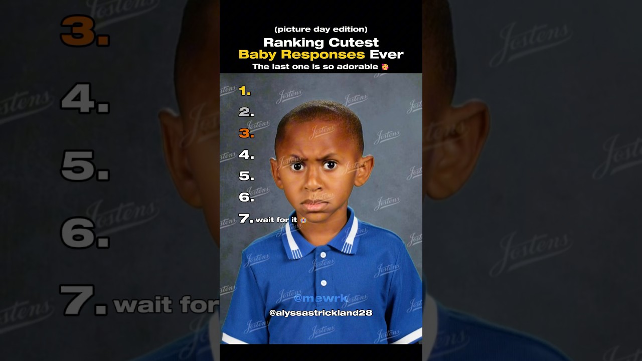 Ranking The Top 7 Cutest Baby Responses Ever (Picture Day Edition)