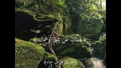 القارئ الشيخ فارس عباد مقطع مؤثر من سورة سبأ || حالات واتس اب قرآن كريم ❤