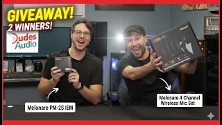 GIVEAWAY! $90 Melonare 4-Channel Wireless Mic System & $77 PM-2S IEM Overview