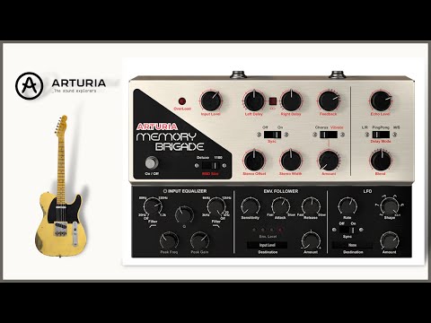 Debora　アナログライクDIGITAL DELAY『ARCHANGE』 ARTURIA Delay Brigade Software Effects | Analog Echo Plugin