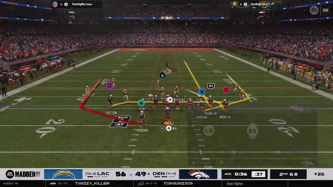 Broncos Vs Chargers - YouTube