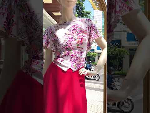 Video Set Thời Trang Trung Niên Màu Đỏ Cho Người Mập#2babe - youtube