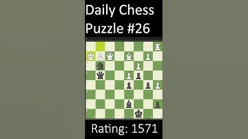 Daily Chess Puzzle no.26 #shorts