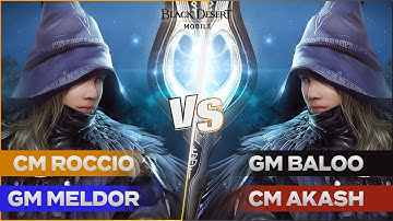 Wizard🧙🏿 vs Wizard🧙‍♂️ PvP from GMs and CMs!｜Black Desert Mobile