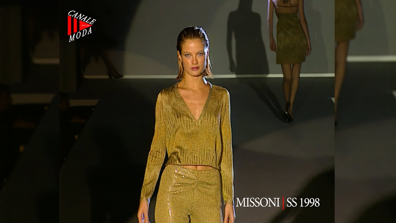 MISSONI Весна-Лето 1998 Милан 4K — Fashion Channel