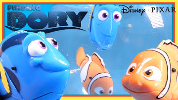 Disney Pixar Finding Dory New Robo-Fish Swimming Nemo And Swimming Dory