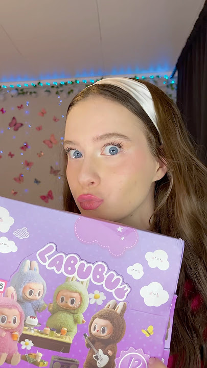 UNBOXING LABUBU BLIND BOXES✨💜 #cute #unboxing #toyunboxing #blindbox #toys #labubu #sanrio #fyp