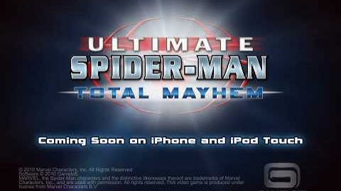 Ultimate Spider-Man: Total Mayhem - iPhone / iPod Touch trailer by Gameloft