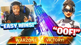 Fe4RLess & TheOceaneOpz TEAMED UP & DESTROYED THE WARZONE LOBBIES! (Modern Warfare Warzone)