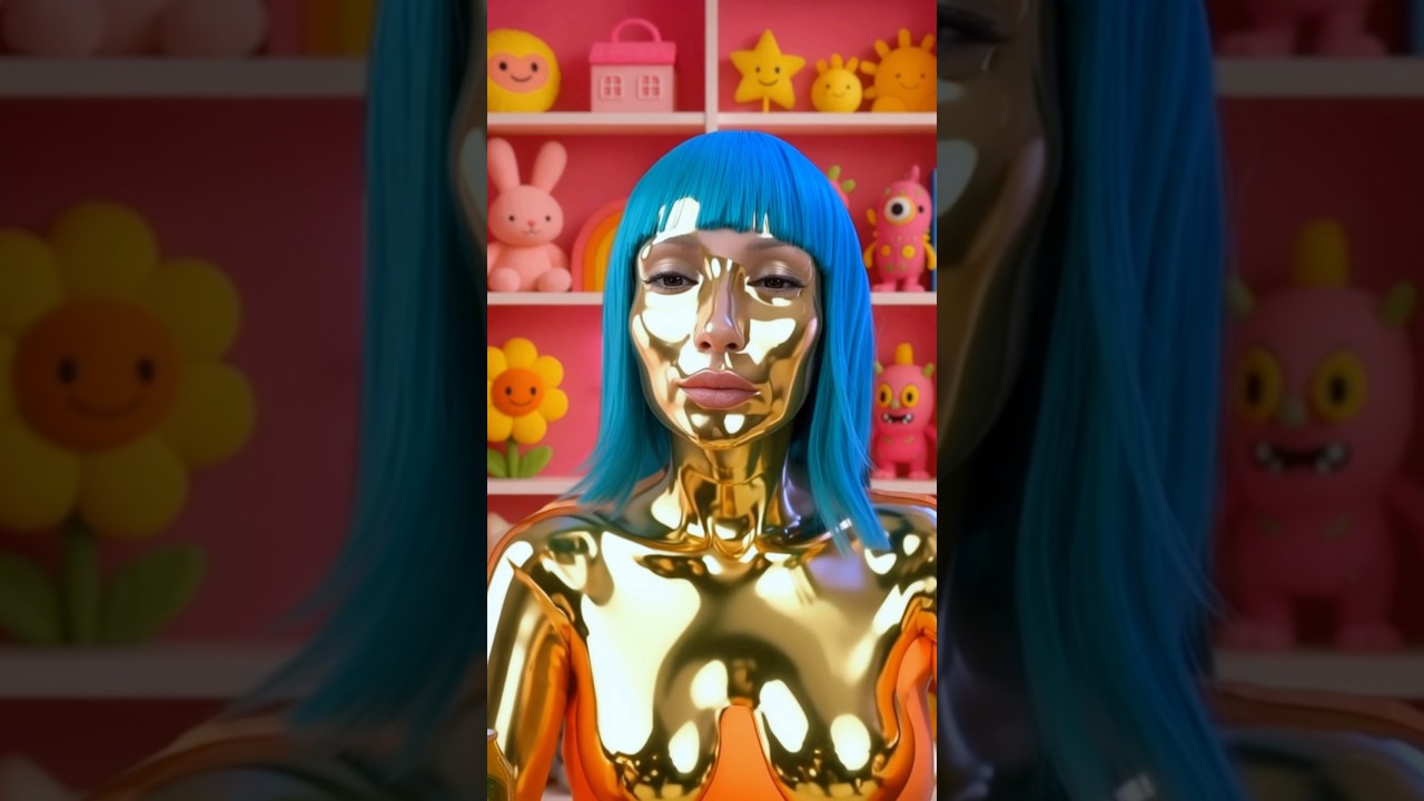 Golden face. Not a filter – it’s AI 🤖💛