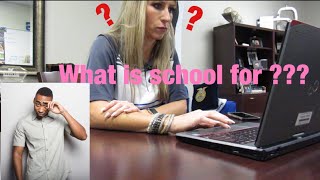 PRINCIPAL REACTS | WHAT IS SCHOOL FOR ? + INTERVIEW !