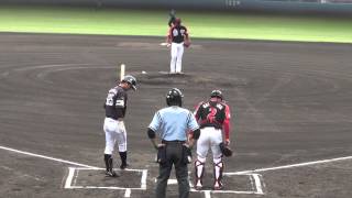 20140915　FD vs ソフトバンク3軍　1回表 （四万十球場）