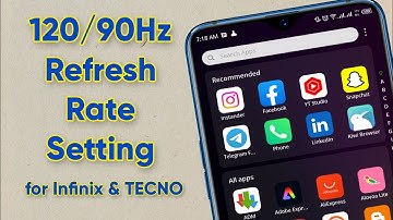 Change Refresh Rate on Infinix & TECNO Devices | 3 Step Guide to Smooth  Experience | AUR TechTips
