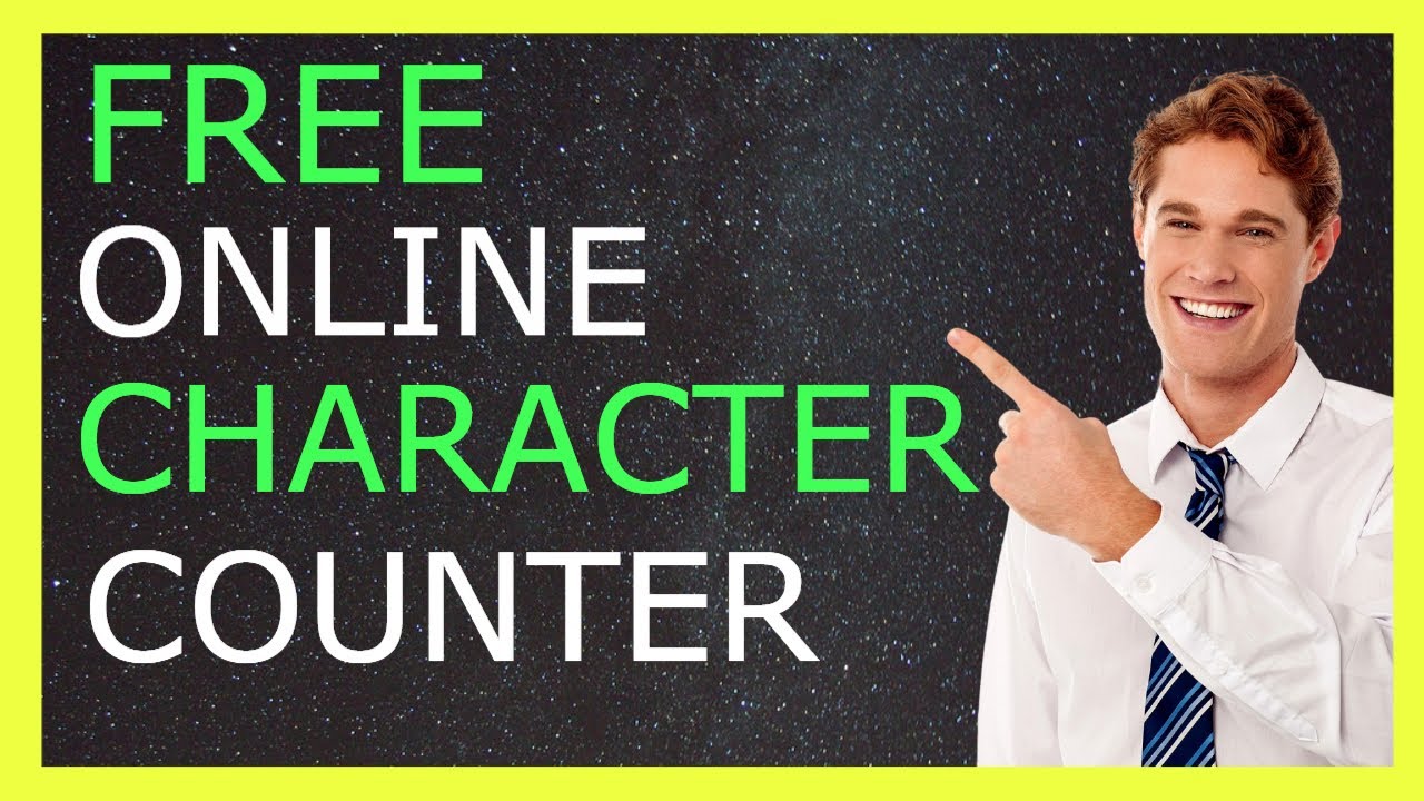 Character Counter - The Best Free Online Character Counter - YouTube