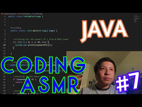 Lo Fi ASMR | Practicing Java Coding #7. whispering and keyboard typing ...