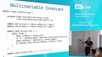 Atomics, CAS, and Nonblocking Algorithms (Alexey Fyodorov, Russia)
