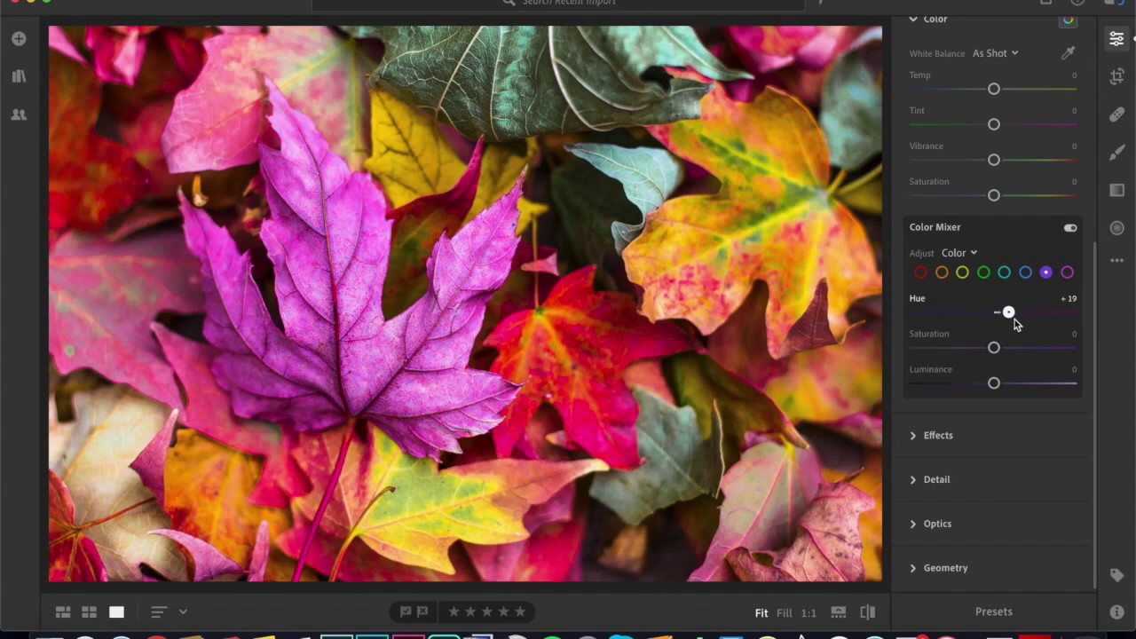 How to use the Color Mixer in Adobe Lightroom CC YouTube